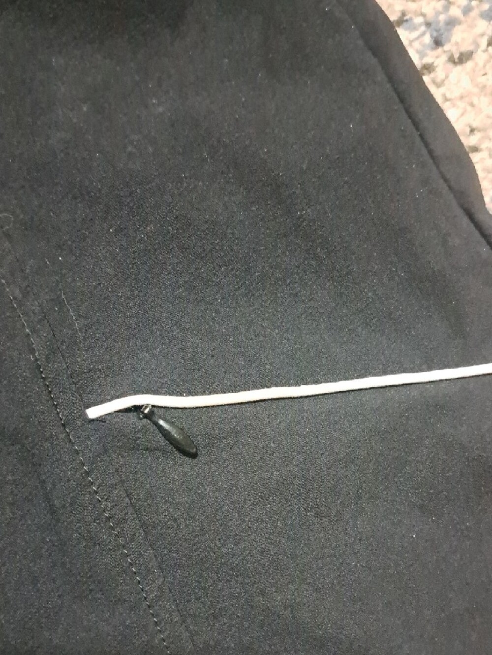 Kerrits Black Blazer with White Trim - Picture 4 of 7
